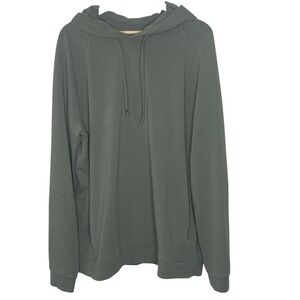 Lululemon Men's‎ Hoodie Olive Green XL Athletic Performance Pullover Casual